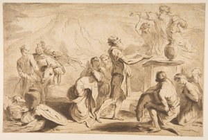 Il sacrificio di Noè, 1765 da Francesco Bartolozzi
