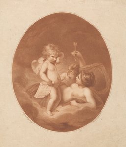 Venus tadelt Amor da Francesco Bartolozzi