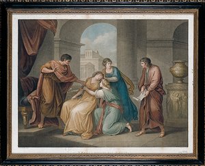 Virgilio legge la sua Eneide, 1796 da Francesco Bartolozzi