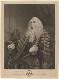 Edward, Lord Thurlow da Francesco Bartolozzi after Sir Joshua Reynolds