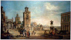 Veduta di una città da Francesco Battaglioli
