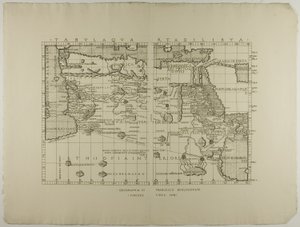 Mappa della Libia, del Medio Oriente e del Nord Africa