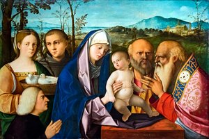 Presentazione di Gesù al tempio da Francesco Bissolo