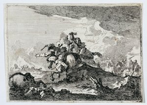 Combattimento a cavallo da Francesco Casanova