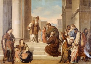 Presentazione al Tempio, di Francesco Coghetti