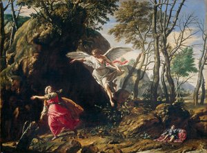 Olandese: Hagar e Ismaele nel deserto Hagar e Ismaele nel deserto da Francesco Cozza