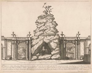 La Prima Macchina per la Chinea del 1726: Ercole e l