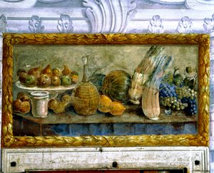 Natura morta con cardi (affresco)