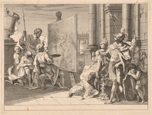 Alessandro Magno e Campaspe nello studio di Apelle