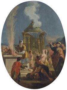 Sacrificio di Aronne, di Francesco Fontebasso da Francesco Fontebasso