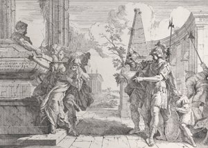 Il Sacrificio di Polissena, da Baccanali e Storie da Francesco Fontebasso