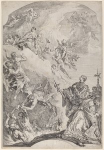 San Gregorio I libera le anime dal Purgatorio