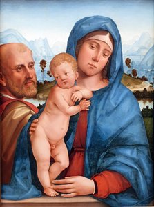 Tedesco: Die heilige Familie La Sacra Famiglia da Francesco Francia