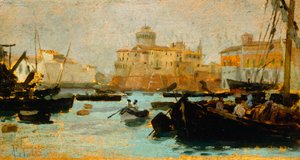 Porto di Livorno da Francesco Gioli