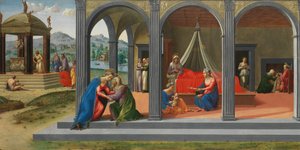 Scene dalla vita di San Giovanni Battista, ca. 1506-7 da Francesco Granacci