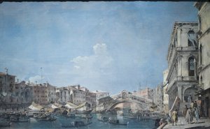 Canal Grande al ponte di Rialto, c.1780-90