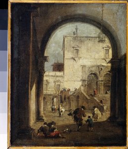 Capriccio veneziano: una piazza e un palazzo