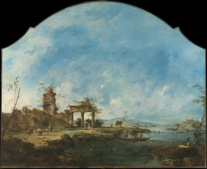 Paesaggio fantastico da Francesco Guardi