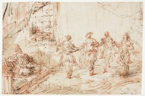 Scena di harem da Francesco Guardi