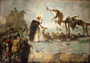 Miracolo di un santo domenicano da Francesco Guardi