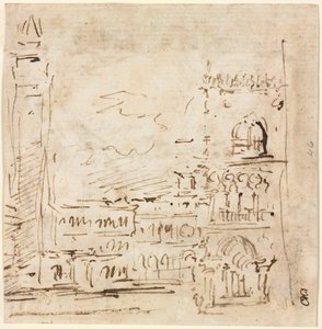 Piazza San Marco con Palazzo Ducale, 1773-1778 da Francesco Guardi