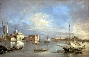 San Giorgio Maggiore dal Bacino di San Marco da Francesco Guardi