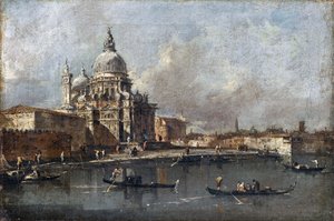 Santa Maria della Salute, Venezia, c.1780 da Francesco Guardi