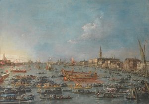 La Festa del Bucintoro a Venezia da Francesco Guardi