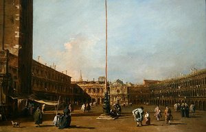La Piazza San Marco, Venezia da Francesco Guardi