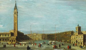La Piazza San Marco, Venezia, vista verso ovest da Francesco Guardi