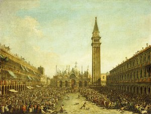 La Piazza San Marco, nel giorno dell