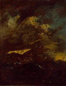 Due Navi in Tempesta, XVIII secolo da Francesco Guardi