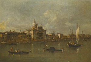Venezia, una vista verso la Giudecca e la chiesa delle Zitelle da Francesco Guardi