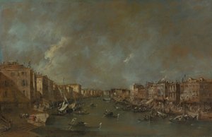 Veduta del Canal Grande dal Ponte di Rialto