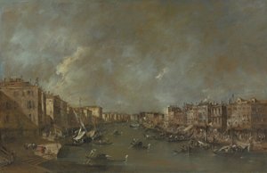 Veduta del Canal Grande dal Ponte di Rialto
