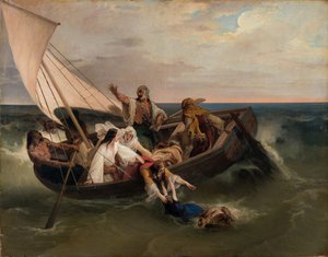 Barca con fuggitivi greci, 1834
