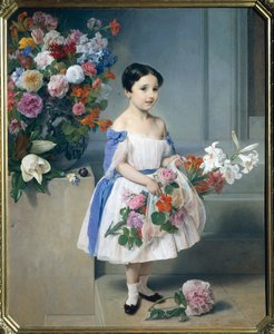 Ritratto della Contessa Antonietta Negroni Prati Morosini da Francesco Hayez