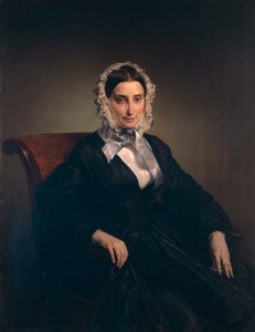 Ritratto di Teresa Borri (seconda moglie di Alessandro Manzoni) da Francesco Hayez