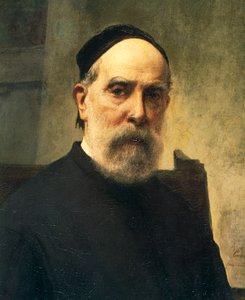 Autoritratto a 88 anni (dettaglio) da Francesco Hayez