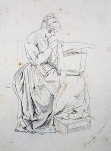 Studio per Ritratto di sua moglie