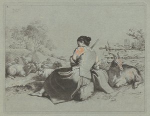 Pastorella seduta, 1762