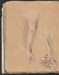 Verona Sketchbook: Braccia e mani con drappeggio (pagina 78)