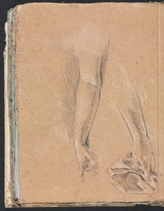 Taccuino di Verona: Braccia e mani con drappeggio pagina 78, 1760