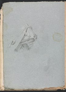 Taccuino di Verona: Studio di drappeggio pagina 10, 1760 da Francesco Lorenzi