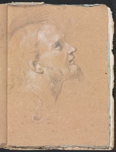 Schizzo di Verona: Testa maschile di profilo (pagina 91) da Francesco Lorenzi