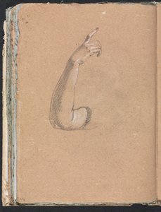 Verona Sketchbook: Braccio e mano destra (pagina 66) da Francesco Lorenzi