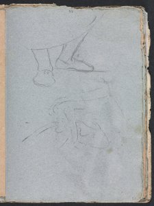 Taccuino di Verona: Studio dei piedi (pagina 53) da Francesco Lorenzi