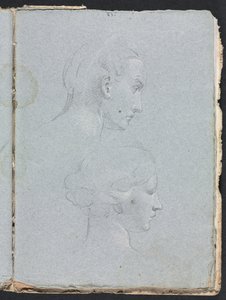 Verona Sketchbook: Due teste (pagina 85)