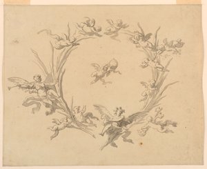 Studio per decorazione a fresco, Palazzo del Quirinale, Roma da Francesco Manno