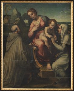 La Madonna col Bambino e i Santi da Francesco Menzocchi